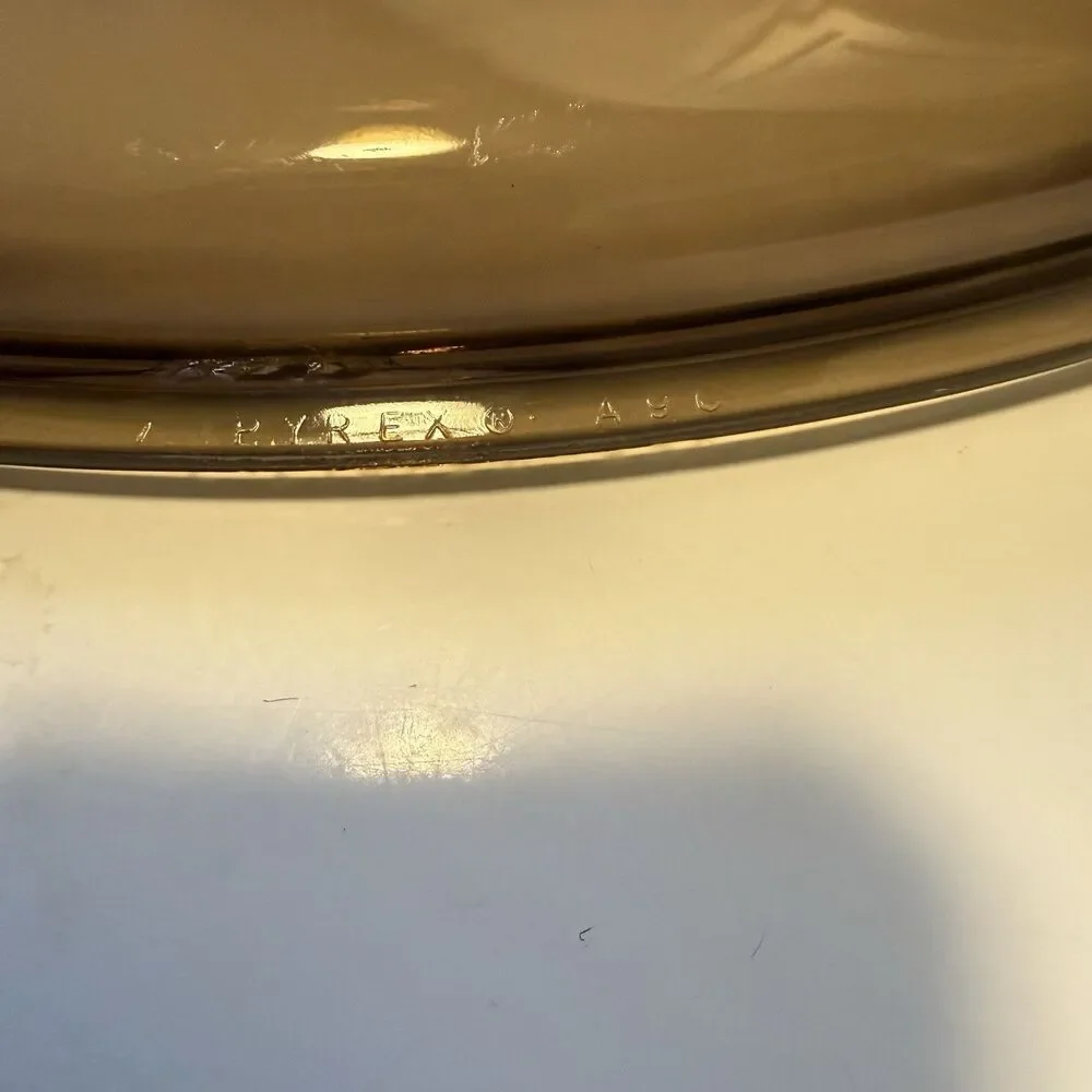 PYREX A-9-C Amber 8.5” Square Glass Replacement Lid Only 0082